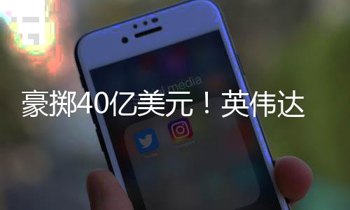 芯片注两豪掷家光巨头亿美元英伟达押